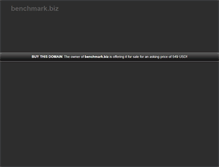 Tablet Screenshot of benchmark.biz